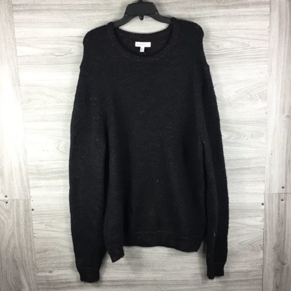 Calibrate Black Chunky Crewneck Sweater - Picture 7 of 8